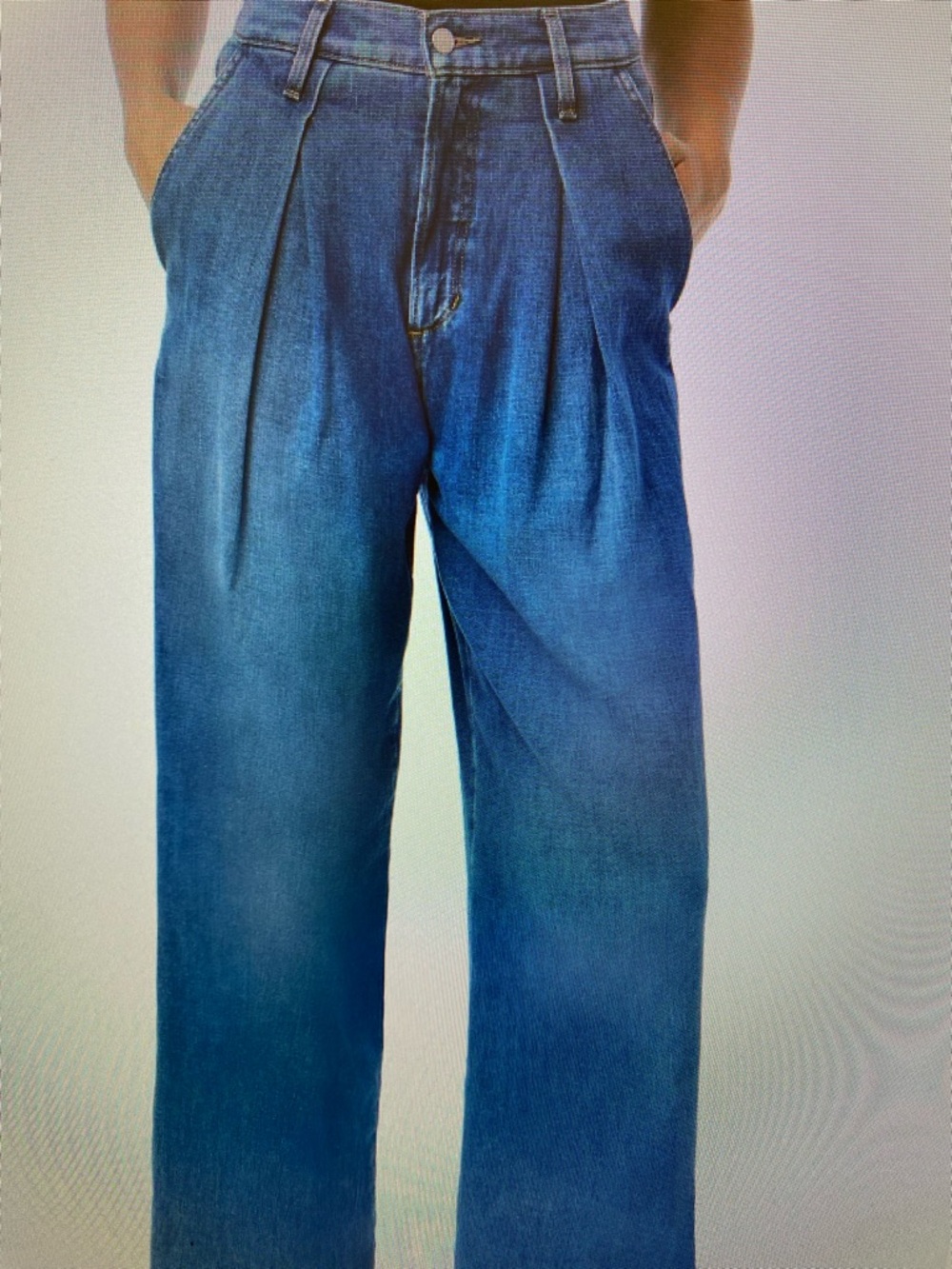 NWT Joe's Jeans Pleated Denim Trouser